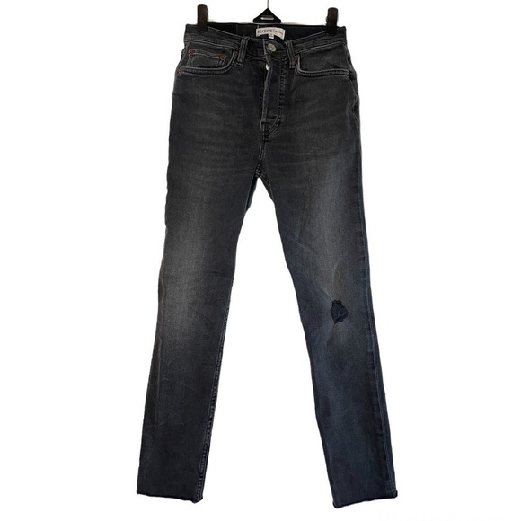 RE/DONE High-Rise Ankle Cropped Jeans size 26 - Picture 5 of 15